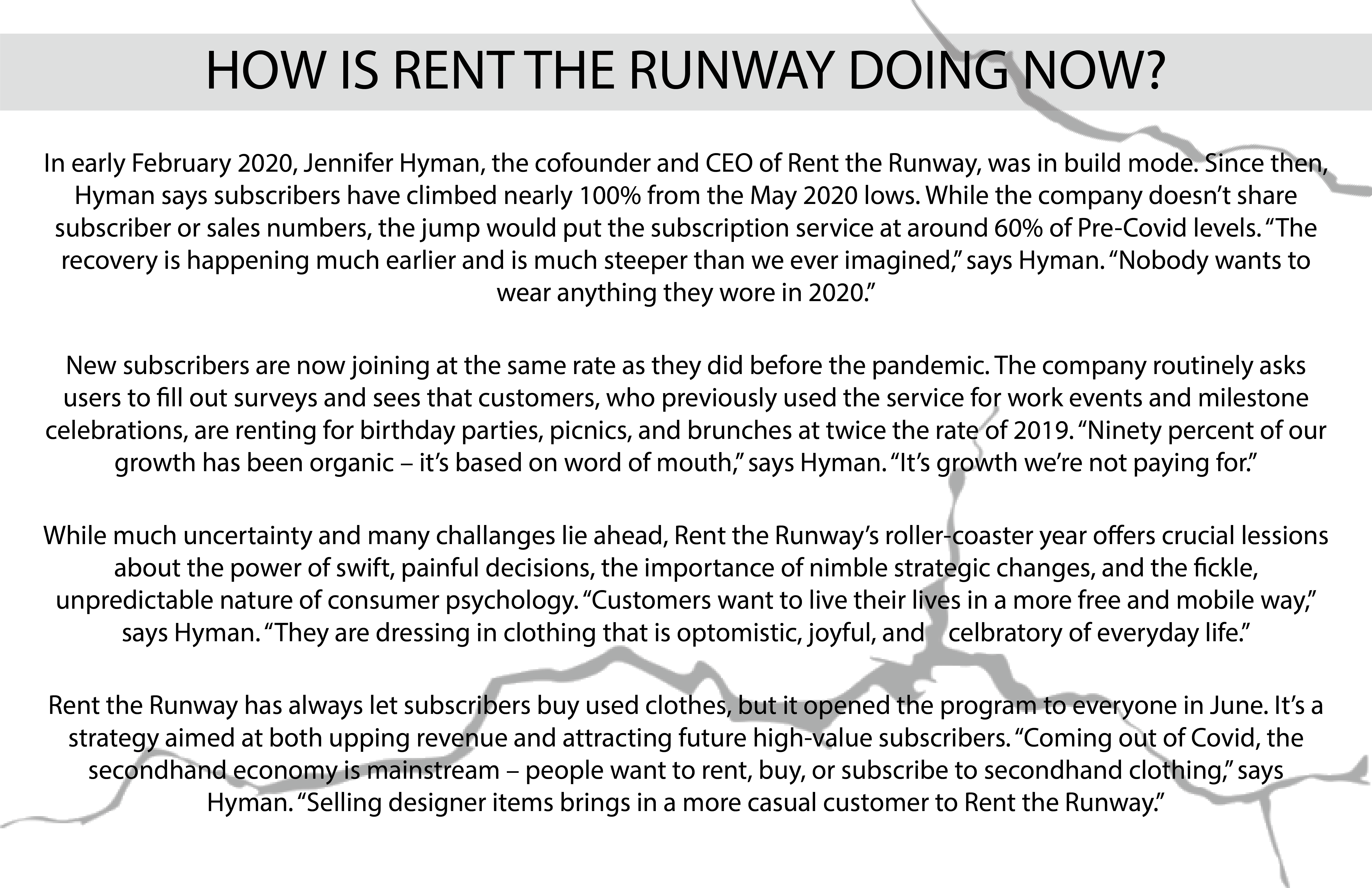 Fashion Scholarship Fund — How Is RTR Doing Now